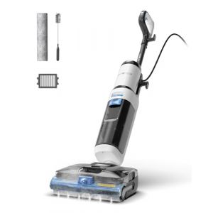 Tineco Floor One S6 Stretch Steam Nettoyeur Vapeur, Aspirateur Balai Vapeur &agrave; C&acirc;ble Tout-en-Un, 160℃ HyperSteam, 180&deg; Pose &agrave; Plat, Auto-Nettoyage &agrave; l'eau Chaude, Anti-Tangle-Design (Tineco, neuf)