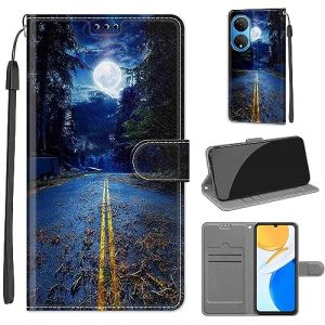 SIENIANLINE Coque pour Honor X7, Coque Honor Play 30 Plus,Etui Protection Housse Premium en Cuir de Portefeuille en Cuir Fermeture Magn&eacute;tique Flip Case pour Honor X7 / Honor Play 30 Plus (DIKAS, neuf)