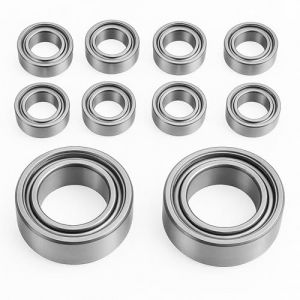 10PCS Mr128-2RS Roulements à billes, Deep Groove Ball Bearings, Roulement a Bille, Acier De Haute Qualité Pour Chariots, Machines, Appareils électroménagers (8 X 12 X 3,5 mm) (BaiDingSheng, neuf)