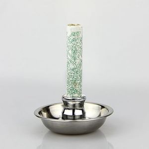 Yuehuamech Rouleau d'extincteur Moxa en acier inoxydable - Support de base stable - Plateau de moxibustion - Outil d'extincteur pour maison, salon, hôtel, école, dortoir (Yumech, neuf)
