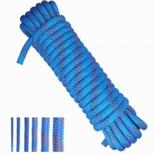Treadstar Corde en polypropyl&egrave;ne, 10 mm, bleue, corde en nylon, corde tress&eacute;e pour bateau, corde &agrave; p&ecirc;che, 20 &agrave; 20 m (tread star, neuf)