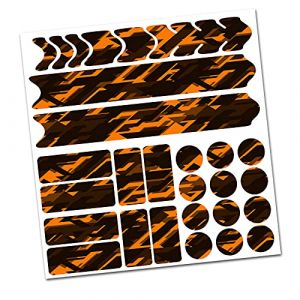 AlphaShield Film de protection autocollant pour cadre de vélo, VTT, BMX, carbone, R159 R161 (14 orange fluo (Future Neon Orange)) (Finest-Folia, neuf)