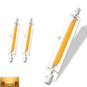 GDYOD Ampoule R7S LED 118mm,Ampoule LED Dimmable 20W Équivalent Ampoule Halogène 200W,Ampoule LED R7S 118mm Blanc Froid 6000K 2000LM,Sans Scintillement,AC 220-240V,Éclairage à Faisceau 360°, Lot de 2 (Flaming Mountain, neuf)