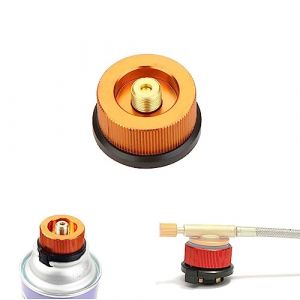 zalati Adaptateur de gaz pour cuisinière à gaz - Pour cartouche de gaz butane à visser (zalati EU, neuf)