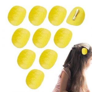Lot de 10 pinces à cheveux amusantes en forme de chips de pomme de terre - Pour femme - Imitation chips de pommes de terre - Pour filles (amste, neuf)