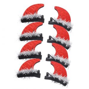 SAFIGLE 4 Barrettes de Diable Rouges pour Halloween Accessoires Coiffure Garçon Fille Épingles Ox Horn Décoratives pour Fête et Déguisement (Grand Di, neuf)