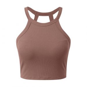 G&eacute;n&eacute;rique Femmes D'&eacute;t&eacute; D&eacute;bardeur Femme Haut Blanc Sport Soutien L&eacute;ger Debardeur Noir Top Gorge Int&eacute;gr&eacute; Anti-Transpirant Pour Sortie Shopping D&eacute;contract&eacute;e D&eacute;bardeurs Avec Chic Et Elegant (Clumanbbl, neuf)
