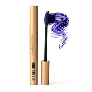 Mascara skinny couleur magique, mascara skinny bouclé épais et coloré, mascara pour cils en fibre de soie 4D imperméable et durable (Bouclés Bleu) (Fanroads, neuf)
