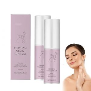 Crème raffermissante pour le cou, crème anti-âge pour le cou pour raffermir la peau relâchée, crème hydratante nourrissante pour lifter et raffermir (2Pcs) (MIAOQU-EU, neuf)