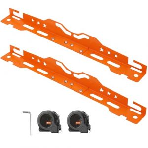 Holdes Outil de Parallélisme des Roues, Plaques de Réglage de Parallélisme en Acier Allié, Dispositif Précision Robustesse pour Véhicules et Usage Domestique (azurely, neuf)
