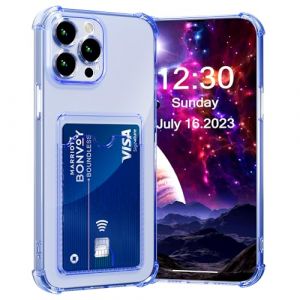 AKABEILA Coque pour iPhone 14 &Eacute;tui Transparente Mince Coque Souple TPU &Eacute;tui Portefeuille Housse Sac avec Porte Fente Carte Antichoc 6.1" (AKABEILA, neuf)