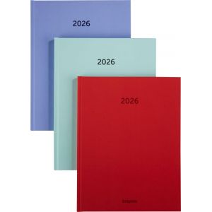 BREPOLS - 1 Agenda Semainier Timing Sunrise - Janvier 2026 à Décembre 2026 - Dimension 17 x 22 cm - 3 Coloris Aléatoires (Papeterie Libellus, neuf)