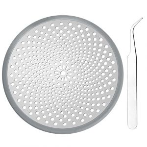 AFASOES Drain de Douche en Acier Inoxydable Douche Drain Attrape-Cheveux Filtre a Cheveux Filtre Vidange Antirouille Anti-colmatage Facile à Nettoyer pour Salle de Bain Cuisine Baignoire - Argent (PAULS PETERSONS, neuf)