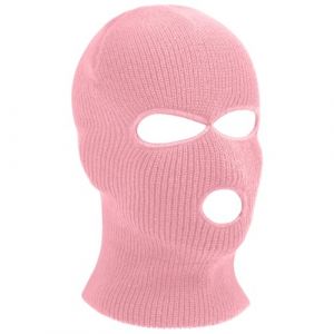 HAGOT Cagoule 3 Trous, Cagoule Balaclava, Balaclava à 3 Trous Tricoté, Cagoules de Visage Comple, pour Ski Moto Vélo Cyclisme, pour Hommes et Femmes (XiangX, neuf)