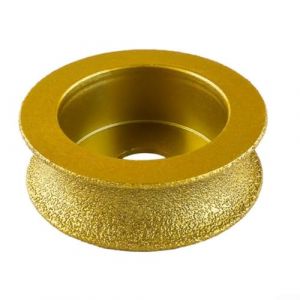 Cushteg Disque de meulage bras&eacute; &agrave; sec 74 x 20 mm pour meuleuse d'angle, bord abrasif pour marbre, granit, quartz, pierre, carrelage, 7,6 cm, grain #50, options d'&eacute;paisseur de 10 &agrave; 40 mm (20 mm) (zhilisuperstore, neuf)