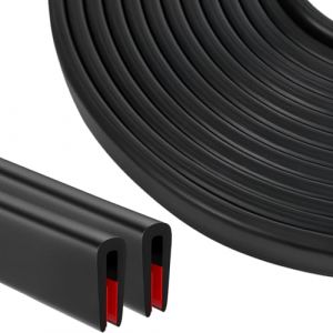 Jyvex 5m Protection Bord De Tole, 1.5mm-3mm Joint Caoutchouc en U, EPDM Joint Bord De Tole, Joint en U Pour tôle, Portes de Voiture, Trappes, Coins de Table (Jly Store, neuf)