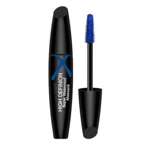 Mascara bleu | Volume de boucles de curling durable du b&acirc;timent des cils &eacute;tanche Mas-Cara xxl allongeur et &eacute;paississement | Maquillage facile &agrave; couler pour les filles cosm&eacute;tique de beaut&eacute; (feipaishanshan, neuf)