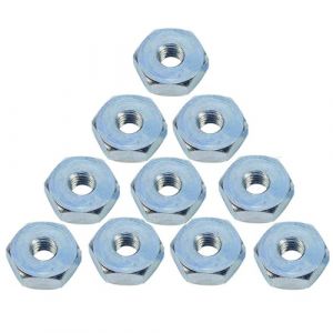 Hippotech &Eacute;crou de barre de couvercle de pignon 10PCS pour tron&ccedil;onneuse STIHL MS171 MS181 MS192T MS211 MS231 MS251 MS291 MS311 MS361 MS362 MS391 MS441 MS461 (Hippomall, neuf)
