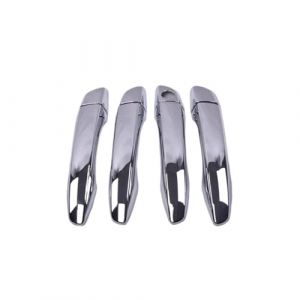 C&ocirc;t&eacute; Poign&eacute;e Couvercles Pour Hyundai Pour Tucson 2015 2016 2017 2018 2019 2020 Autocollant Chrom&eacute; Pour Poign&eacute;e Porte Ext&eacute;rieure Voiture (雯樱百货, neuf)