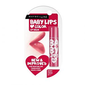 Maybelline Baby Lips Color SPF 16 Lip Balm 4.5g : Berry Crush by Maybelline (Trisha Traders, neuf)