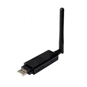 Dongle WiFi USB à Gain élevé, Adaptateur WiFi avec Antenne 2DBI pour Ordinateur TV, Passerelle USB, Prise en Charge XP/7/8/10, pour Système Blackberry/Linux/KALI/Ubuntu (Letaer, neuf)