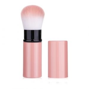 Pinceau à poudre rétractable pour mélanger la poudre pour le visage, surligneur, maquillage rétractable (Chizisx, neuf)