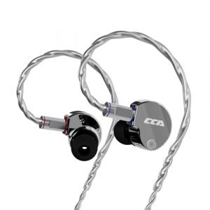 CCA Phoenix &Eacute;couteurs intra-auriculaires pour moniteur, pilote dynamique &agrave; double aimant IEM avec son HiFi clair et basses profondes, &eacute;couteurs de jeu professionnels enti&egrave;rement en m&eacute;tal pour (CCA Offical Store, neuf)
