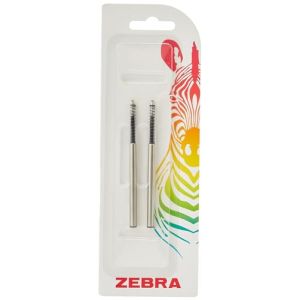 ZEBRA Recharges pour stylo à bille noire avec encre à base d'huile, recharge fiable pour stylo noir avec encre noire facile à glisser pour une expérience d'écriture fluide à la maison, au bureau ou à (OMGHC., neuf)