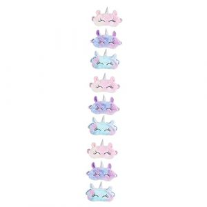 minkissy 9 Pièces cache-oeil dessin animé masque pour les yeux pour voyager deep sleep mask patch yeux masque yeux bandeau dormir les yeux bandés masque pour les yeux pour dormir respirant (Master Self, neuf)
