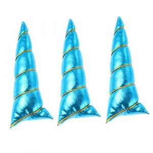 Healvian 10pi&egrave;ces Serre-t&ecirc;te Licorne Et Bandeau Licorne Cr&eacute;atif Pour Gar&ccedil;on Fille Accessoires De Coiffure De F&ecirc;te Bleu (Le Sengyu, neuf)