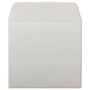 Gl&uuml;xx Agent Enveloppes carr&eacute;es avec fermeture adh&eacute;sive, 155 x 155 mm/15,5 x 15,5 cm (Gl&uuml;xx-Agent GmbH, neuf)