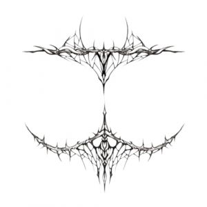 Autocollant de tatouage de succube faux tatouage durable for femme poitrine papillon tatouage temporaire Art faux tatouages ​​imperméables Tatuajes, autocollants de tatouage temporaire, faux tatouages (FJJBMSSCED-US, neuf)