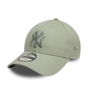 New Era Casquette de Baseball New York Yankees Strapback Casquette Supporters NY Logo de l'&eacute;quipe Ton sur Ton Vert (capspin, neuf)