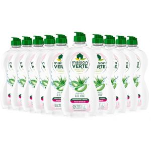 Maison Verte - Lot de 10 liquides vaisselle - Aloe vera (PENNGUIN-FR, neuf)