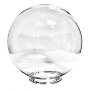 EXTRUMOL - Diffuseur Sphérique - Remplacement Globe - Éclairage Public - Luminaire Extérieur - Polycarbonate Incolore - Dimensions : Ø 30 cm - Poignée Baïonnette : 13,9 cm (EXTRUMOL, neuf)