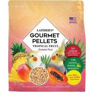 Pellets gourmands aux fruits tropicaux Cockatiel 1,8kg - Lafeber's (Classies Webshop, neuf)