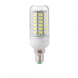 AUFWH Ampoule LED E27 E14 Ampoule de maïs 24/36/48/56/69/726 / 726DS SMD5730 220V LED lampe LED Chandelier LED Lumière pour lampes de décoration à la maison-E14-220V-56LÉ_Blanc froid (hongfukeji, neuf)