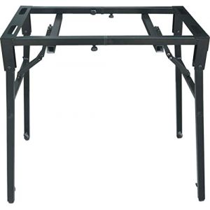 Audibax STANDKEY 2 - Support Réglable pour Clavier et Table de Mixage - Charge Maximale 60 kg - Support pour Surface Plane - Réglable en Largeur et en Hauteur - Protections de Sol en Caoutchouc (City Tienda, neuf)