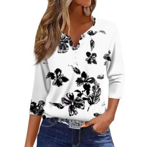 Chemisier Femme Chic Et Élégant, Veste Tee Shirt Rouge Femme Chemisier Col Mao pour Femme Haut Femme Chic Et Elegant Soiree Chemise Gaze De Coton Femme Chemisier Femme Dentelle (A05,L) (⭐ leHengME ® Clearance Sale Save 50% ⭐, neuf)