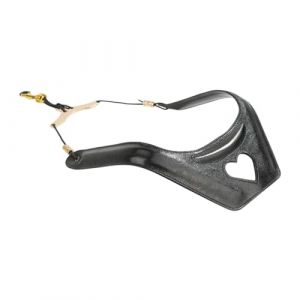 F Fityle Saxophone harnais d'&eacute;paule Saxophone sangle PU cuir m&eacute;lomanes cadeau Sax bandouli&egrave;re Sax harnais pour saxo t&eacute;nor baryton, Noir (Homegarden FR, neuf)