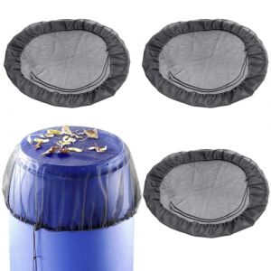 4 Pièces Filet Recuperateur Eau,Filet Protection Recuperateur Eau de Pluie 60cm,Recuperateur Eau Pluie,Filet Citerne Pluie,Filtre Eau de Pluie,Filet pour Cuve à Eau (60) (ELion, neuf)