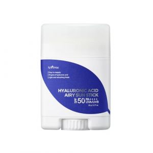 ISNTREE Hyaluronic Acid Airy Sun Stick - cr&egrave;me solaire id&eacute;ale pour les d&eacute;placements avec SPF 50+ (Medpak EU, neuf)