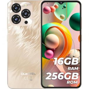 OUKITEL C3 Telephone Portable, 16(4+12) Go+256Go/TF 1To T&eacute;l&eacute;phone Portable Pas Cher, 6.52" HD+ &Eacute;cran T&eacute;l&eacute;phone Android 14, 13MP+5MP Smartphone D&eacute;bloqu&eacute;, 5000 mAh/4G Dual SIM/Face ID/3.5mm/GPS/OTG (OUKITEL Directo de F&aacute;brica, neuf)