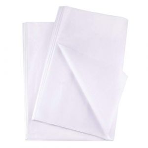 FEPITO 100 feuilles de papier de soie blanc papier d'emballage cadeau de Noël blanc pour Noël Pâques Saint Valentin emballage cadeaux artisanat(14 x 20 Inch) (KUUQA DIRECT, neuf)