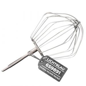 LICHTBLAU Fouet 00659891 pour robot m&eacute;nager Bosch I R&eacute;glable en hauteur I Adapt&eacute; pour MUM4 et MUM5 I Fouet I Accessoire robot m&eacute;nager Bosch 659891 (Pf&auml;lzer Online Shop, neuf)