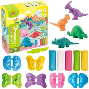 TOPJOWGA Accessoire Pate a Modeler pour Enfants, 12 Pièces Outils de Pâte À Modeler, Kit Matériel Outils de Pâte de Dinosaure, Dinosaure Accessoires pour Pâte, Créatifs Cadeaux pour Enfants 3 4 5 Ans (TOPPLAYER, neuf)
