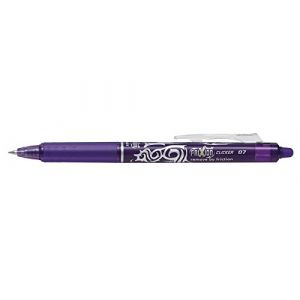 Pilot Clicker Stylo &agrave; encre gel effa&ccedil;able Pointe 0,7 mm Motif tatouage Encre violette (DLM Direct FR, neuf)