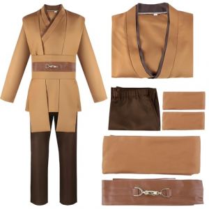 Kitimi Costume Je-d Adulte, Homme Cape &agrave; Capuchon, Costume de Chevalier Tunique, Robe &agrave; Capuche M&eacute;di&eacute;vale, D&eacute;guisement d'Halloween Carnaval F&ecirc;tes &agrave; Th&egrave;me Costume de Cosplay(L) (Risber, neuf)