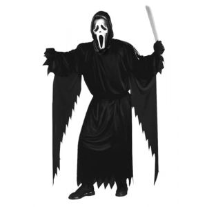 Fun World Costume et masque du Ghost Face de Scream pour adulte, taille unique, déguisement d’Halloween et d'horreur (MASKWORLD, neuf)