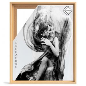 Cadre photo vide pour toile, photos sur châssis, format 50 x 70 cm, aspect bois de hêtre (Rahmengalerie24, Alle Preise inkl. deutscher Ust., neuf)